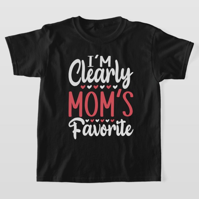 Camiseta Sou claramente Mãe favorita (Postura )