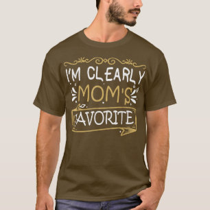 Camiseta Sou Claramente Mãe, filho ou filha favorito