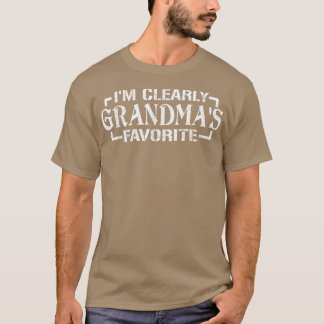 Camiseta Sou claramente o favorito da vovó, Netos do neto