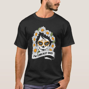 Camiseta Sou Clinicamente Daisy Jardim de Margaridas Hobb