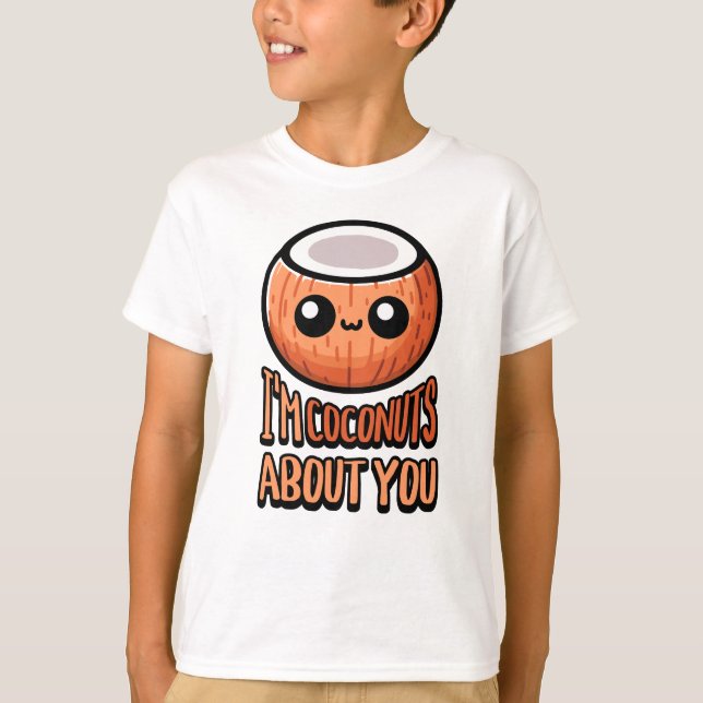 Camiseta Sou Coconuts por você! Lúpulo de coco (Frente)