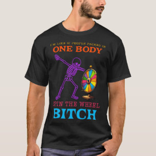 Camiseta Sou como 12 Pessoas embaladas em um corpo girando