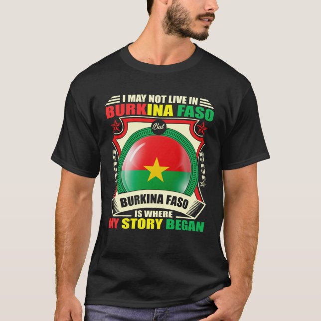 Camiseta Sou de Burkina Faso (Frente)
