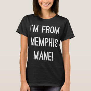 Camiseta Sou de Memphis Mane 901 Tigers Tennessee Funny F