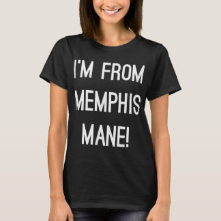 Camiseta Sou de Memphis Mane 901 Tigers Tennessee Funny F