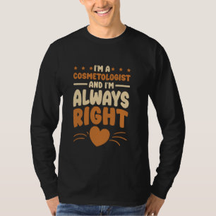 Camiseta Sou Design de Cosmetólogo para Cosmetologia Beleza