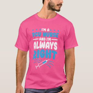 Camiseta Sou Design de Enfermeira PCU para Enfermeiro de Cu