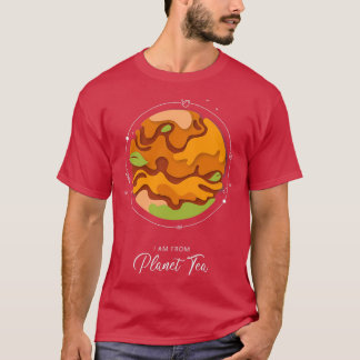 Camiseta Sou do Planet Tea, fundo escuro