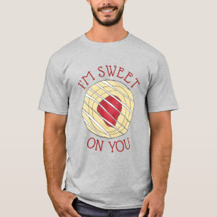 Camiseta Sou doce em ti, Cherry Danish Paontey Love