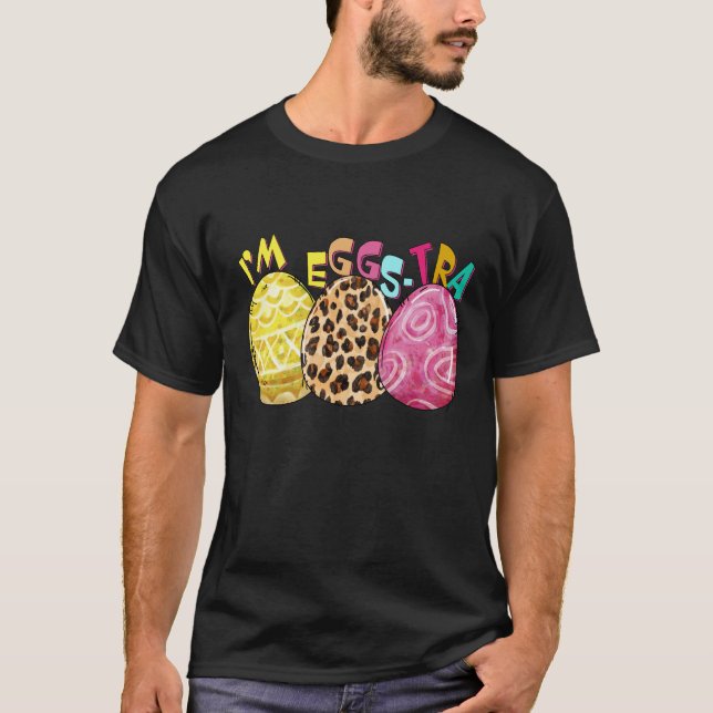 Camiseta sou egg-stra, retrô, vintage (Frente)