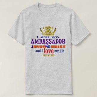 Camiseta Sou Embaixador De Jesus Cristo Christian