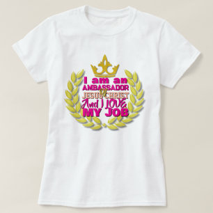 Camiseta Sou Embaixador De Jesus Cristo Christian T-Shi