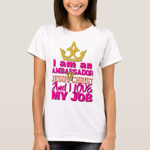 Camiseta Sou Embaixador De Jesus Cristo Christian T-Shi
