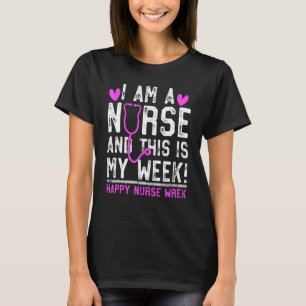 Camiseta Sou Enfermeira Carreiras Felizes Enfermeiras Seman