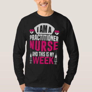 Camiseta Sou enfermeira e este é o meu dia feliz da semana