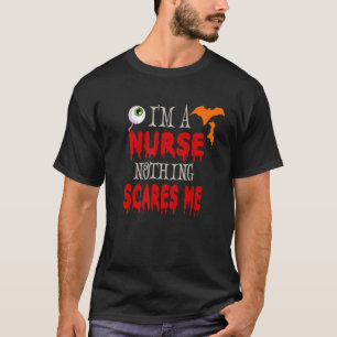 Camiseta Sou enfermeira, nada me assusta com a enfermagem d