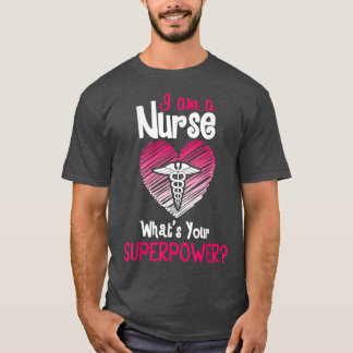 Camiseta Sou enfermeira, qual é o seu superpoder 5052