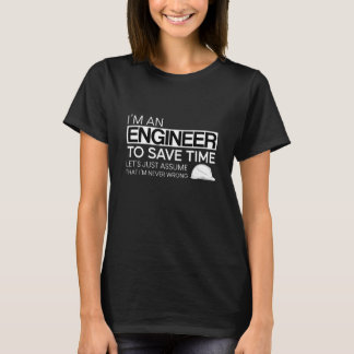 Camiseta Sou Engenheiro de economizar tempo