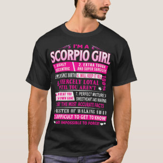 Camiseta Sou Escorpião Escorpião Aniversário