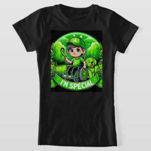 Camiseta 🌟 Sou Especial - Design de Consciência Paralela C