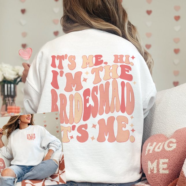 Camiseta Sou eu, a dama de Bridesmaid, sou eu personalizado (Criador carregado)
