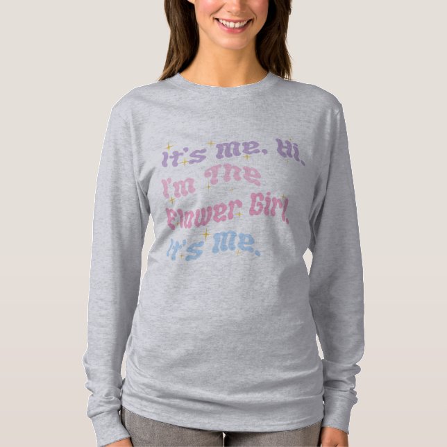 Camiseta Sou eu, a moça da flor, sou eu, Groovy (Frente)