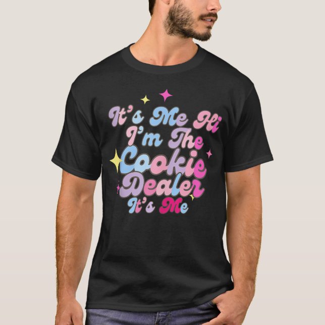 Camiseta Sou Eu O Vendedor De Bolachas Para Garotas. (Frente)