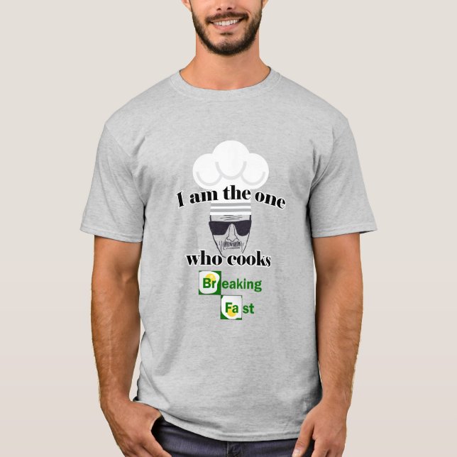 Camiseta Sou eu quem cozinha - Engraçado Parody (Frente)