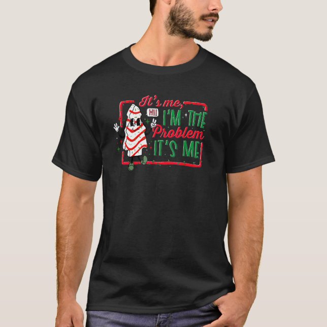 Camiseta Sou eu, sou o problema, é a minha árvore de Natal (Frente)