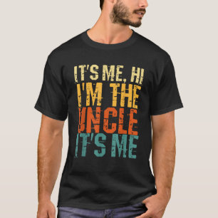 Camiseta Sou eu, sou o tio, sou eu, o tio é engraçado