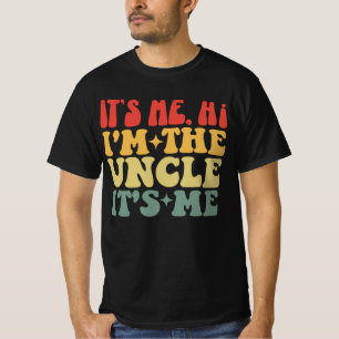 Camiseta Sou eu, sou o tio, sou eu, o tio engraçado