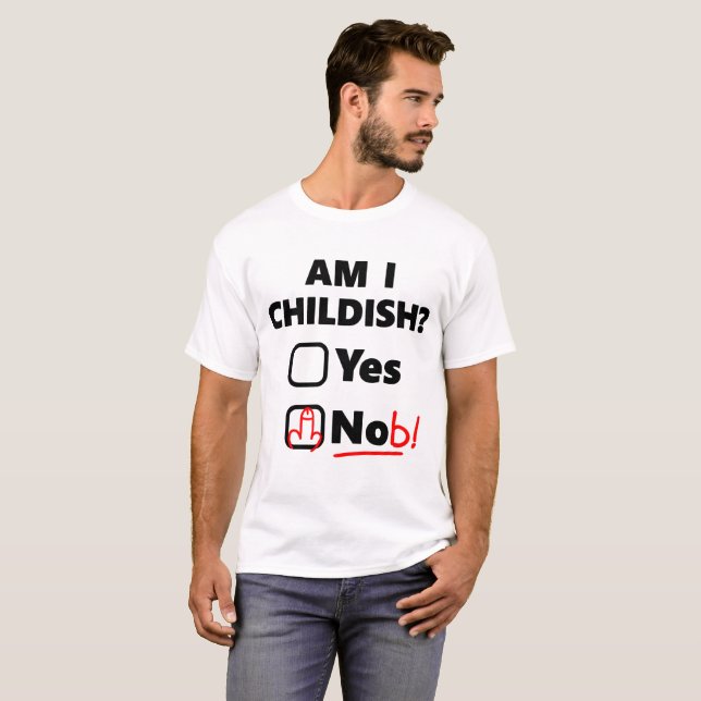Camiseta Sou eu t-shirt criançola - pais rudes engraçados a (Frente Completa)