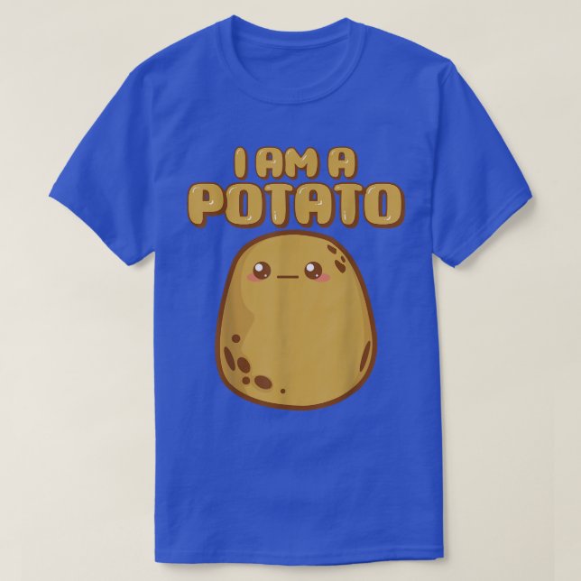 Camiseta Sou fanática ou amante de batata batateira (Frente do Design)