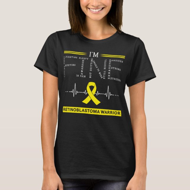 Camiseta Sou Fine Retinoblastoma Warrior (Frente)