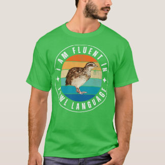 Camiseta Sou fluente na língua das aves