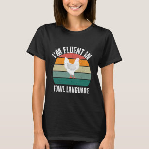 Camiseta Sou fluente na língua das aves