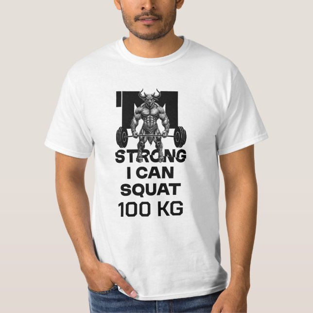 Camiseta Sou Forte - Posso Esmagar (Frente)