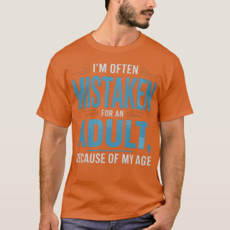 Camiseta Sou Frequentemente Confundido Com Um Humor Adulto 