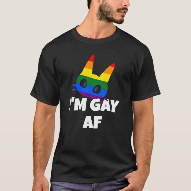Camiseta Sou gay af (Frente)