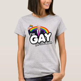 Camiseta Sou gay para Joe Biden