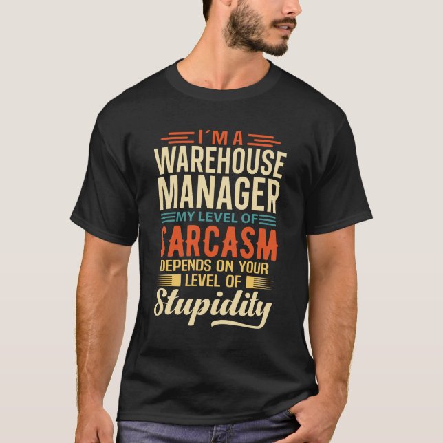 Camiseta Sou gerente de depósito (Frente)