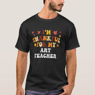 Camiseta Sou Grato Pelo Meu Professor De Arte Professor Eng