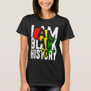 Camiseta Sou História Negra Com Mapa Da África - Empo Negra