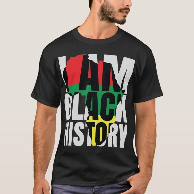 Camiseta Sou História Negra Essencial (Frente)