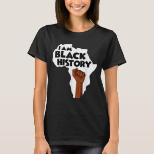 Camiseta Sou História Negra História Negra Mês Afro-America