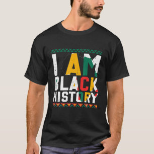 Camiseta Sou História Negra - Mês da História Negra