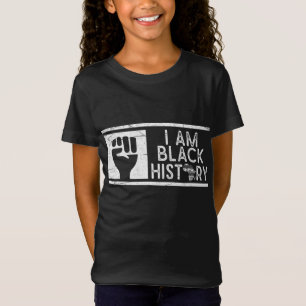 Camiseta Sou História Negra Orgulho BHM Patrimônio Negro Áf