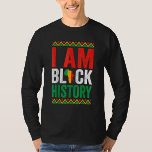 Camiseta Sou História Negra para Crianças História Negra