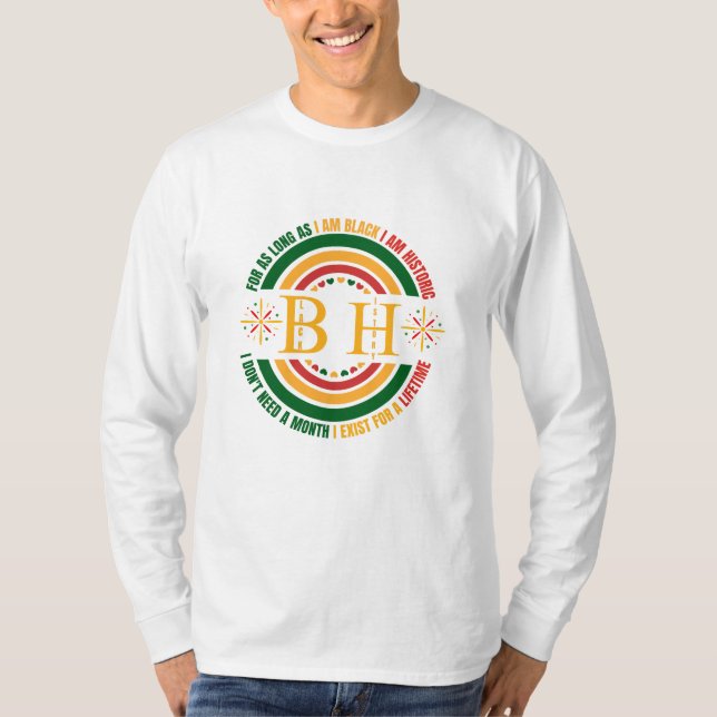 Camiseta Sou Histórico Não Preciso De Um Mês De Vida (Frente)