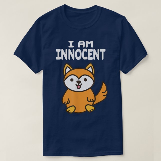 Camiseta Sou Inocente Para Rapazes (Frente do Design)
